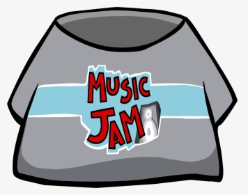 Club Penguin Rewritten Wiki - Club Penguin Music Jam Shirt, HD Png Download, Transparent PNG