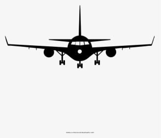 Airplane Coloring Page - Airplane Colour Drawings, HD Png Download, Transparent PNG