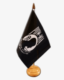Usa Pow Mia / Black,white Table Flag - Pow Mia Flag, HD Png Download, Transparent PNG