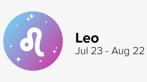 Leo Zodiac Sign With Dates - Graphic Design, HD Png Download, Transparent PNG