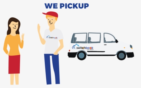 Pickup Rental Van - Airport Car Png, Transparent Png, Transparent PNG