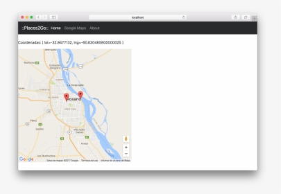 Angular 2 And Google Maps Example - Atlas, HD Png Download, Transparent PNG