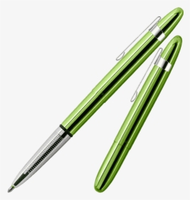 Fisher Space Pen Bullet Lime Green Balpen Met Clip - Space Pen, HD Png Download, Transparent PNG