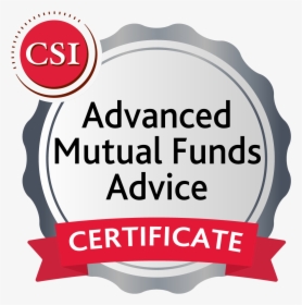 Certificate In Advanced Mutual Funds Advice, HD Png Download, Transparent PNG