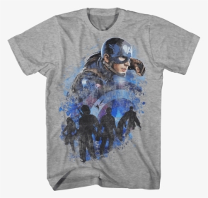Captain America T-shirt - Marvel X Men Shirt, HD Png Download, Transparent PNG