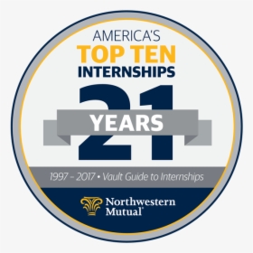 Top 10 Internships Graphic - America's Top 25 Internships Northwestern Mutual, HD Png Download, Transparent PNG