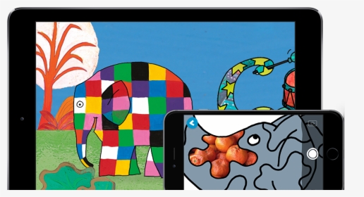 Drawing Collages Love Collage - Elmer The Patchwork Elephant, HD Png Download, Transparent PNG