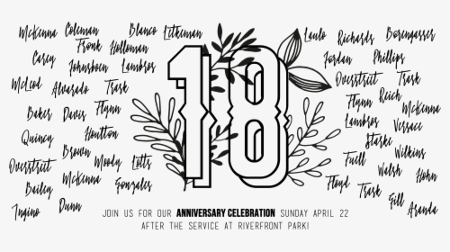 Anniversary Celebration , Png Download - Illustration, Transparent Png, Transparent PNG