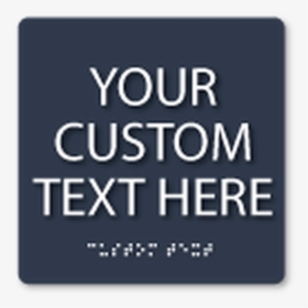 Custom Square Ada Sign - Parallel, HD Png Download, Transparent PNG