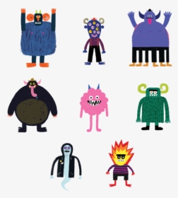 The Spooky Squad Set - Tattly Set The Spooky Squad Tattoo, HD Png Download, Transparent PNG