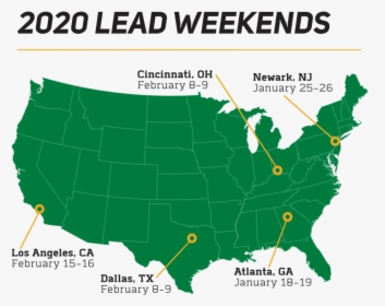 Lead Weekend Locations - United States Map Simple, HD Png Download, Transparent PNG