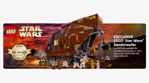Exclusive Lego Star Wars Sandcrawler - Star Wars, HD Png Download, Transparent PNG