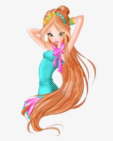 World Of Winx Chef Chic Flora Strawberry Dotted Outfit - Rainbow S.r.l., HD Png Download, Transparent PNG