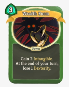 Slay The Spire Wiki - Silent Slay The Spire Wraith Form, HD Png Download, Transparent PNG