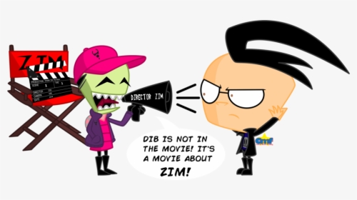 Director Zim By Tiny - Invader Zim Tiny Toons, HD Png Download, Transparent PNG