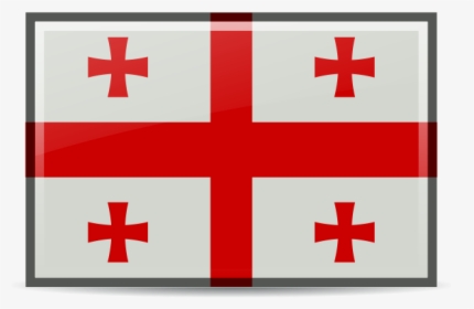 Georgia Flag - Flags With A Red Cross, HD Png Download, Transparent PNG