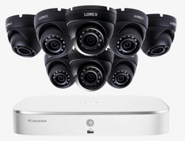 8-channel 2k Resolution Ip Security Camera System With - Ip Camera, HD Png Download, Transparent PNG