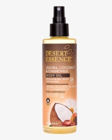 D/e Body Oil Jojob Coconut Chamomile - Desert Essence Jojoba Coconut & Chamomile Body, HD Png Download, Transparent PNG