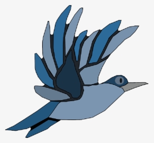 Animals, Blue, Silhouette, Cartoon, Birds, Bird, Fly - Animated Flying Bird Png, Transparent Png, Transparent PNG