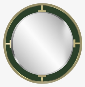 Connected Mirror In Malachite & Gold - Circle, HD Png Download, Transparent PNG