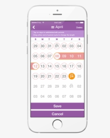 Iphone Calendar, HD Png Download, Transparent PNG