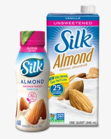 Silk Unsweetened Almond Milk, HD Png Download, Transparent PNG