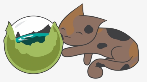 The Catdera Mascot For Caldera Labs Playing With The - Cartoon, HD Png Download, Transparent PNG