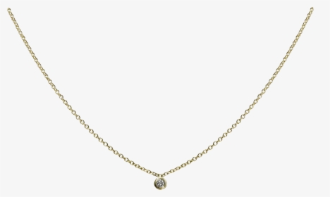 Single Diamond Necklace Gold Eliise Maar Jewellery - Cartier Diamants Legers Necklace S, HD Png Download, Transparent PNG