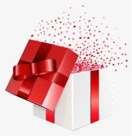 Open Gift Box Png, Transparent Png, Transparent PNG