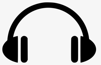 Earphones - Black Music Headphone Icon, HD Png Download, Transparent PNG