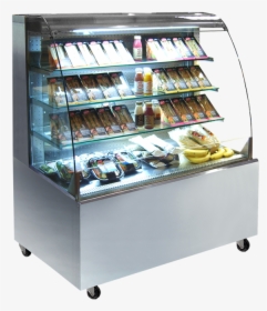 Commercial Glass Grab And Go Refrigerator , Png Download - Refrigerator, Transparent Png, Transparent PNG