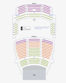 Coc Performing Arts Center Seating Chart , Png Download - Performing Arts Center Seating Chart, Transparent Png, Transparent PNG