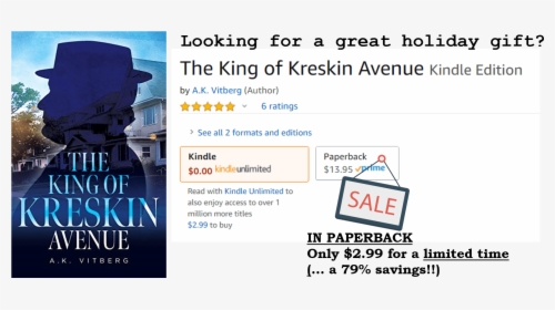 Limited Time Amazon Sale Paperback Edition Of The King, HD Png Download, Transparent PNG