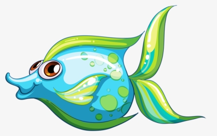 Five Fish Cartoon Clipart , Png Download - Мультяшные Рыбки Синии, Transparent Png, Transparent PNG