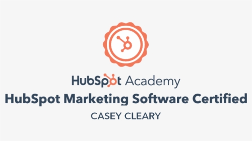 Casey Cleary Hubspot Marketing Software Certification - Hubspot, Inc., HD Png Download, Transparent PNG
