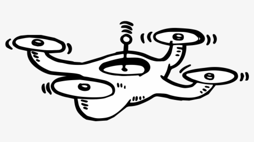 Drone Video & Geographic Data Capture Clipart , Png - Drone Drawing Png, Transparent Png, Transparent PNG