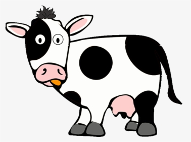 Cow Cartoon Png, Transparent Png, Transparent PNG