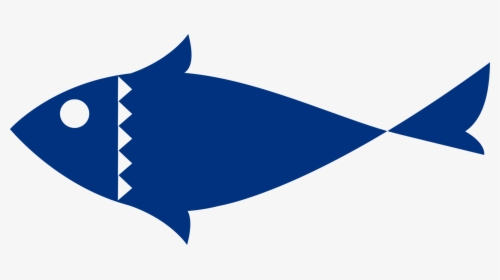 Shark,leaf,fish - Blue Fish Clip Art, HD Png Download, Transparent PNG