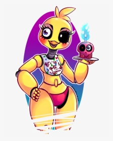 Toy Chica - Cartoon, HD Png Download, Transparent PNG