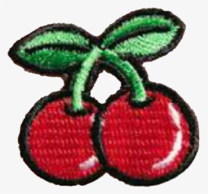 Cherry Clipart Frout - Cherry Embroidered Patch Pins, HD Png Download, Transparent PNG
