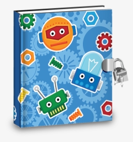 Robot Kids Diary With Lock - Diary Gift For Girlfriend, HD Png Download, Transparent PNG