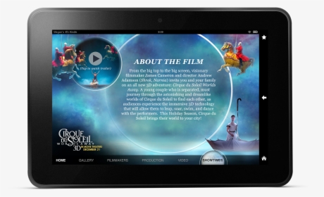 Cirque Du Soleil Landscape Kindle Fire About Page - Cirque De Soleil Worlds Away, HD Png Download, Transparent PNG