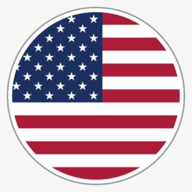 United States Round Flag, HD Png Download, Transparent PNG