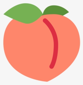 Peach Emoji Png, Transparent Png, Transparent PNG