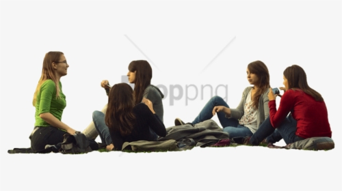 Free Png People Sitting On Bench Png Png Image With - People Sitting At Table Png, Transparent Png, Transparent PNG