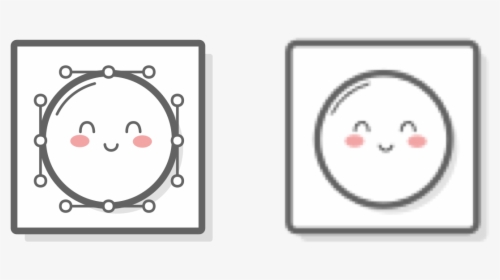 Svg Image With Crisp Edges Compared To A Pixelated - Circle, HD Png Download, Transparent PNG