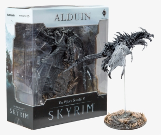 The Elder Scrolls V - Elder Scrolls Deluxe Box Figures Alduin, HD Png Download, Transparent PNG