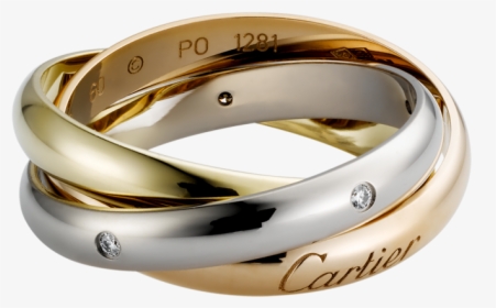 Cartier Ring 3 Gold Trinity, HD Png Download, Transparent PNG