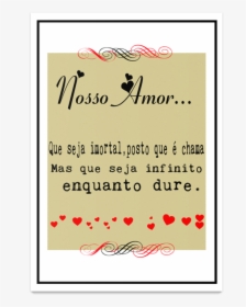 Poster Nosso Amor De Ednaldo Mendesna - Calligraphy, HD Png Download, Transparent PNG