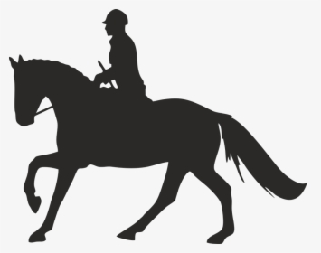 Galloping Horse And Rider Silhouette, HD Png Download, Transparent PNG